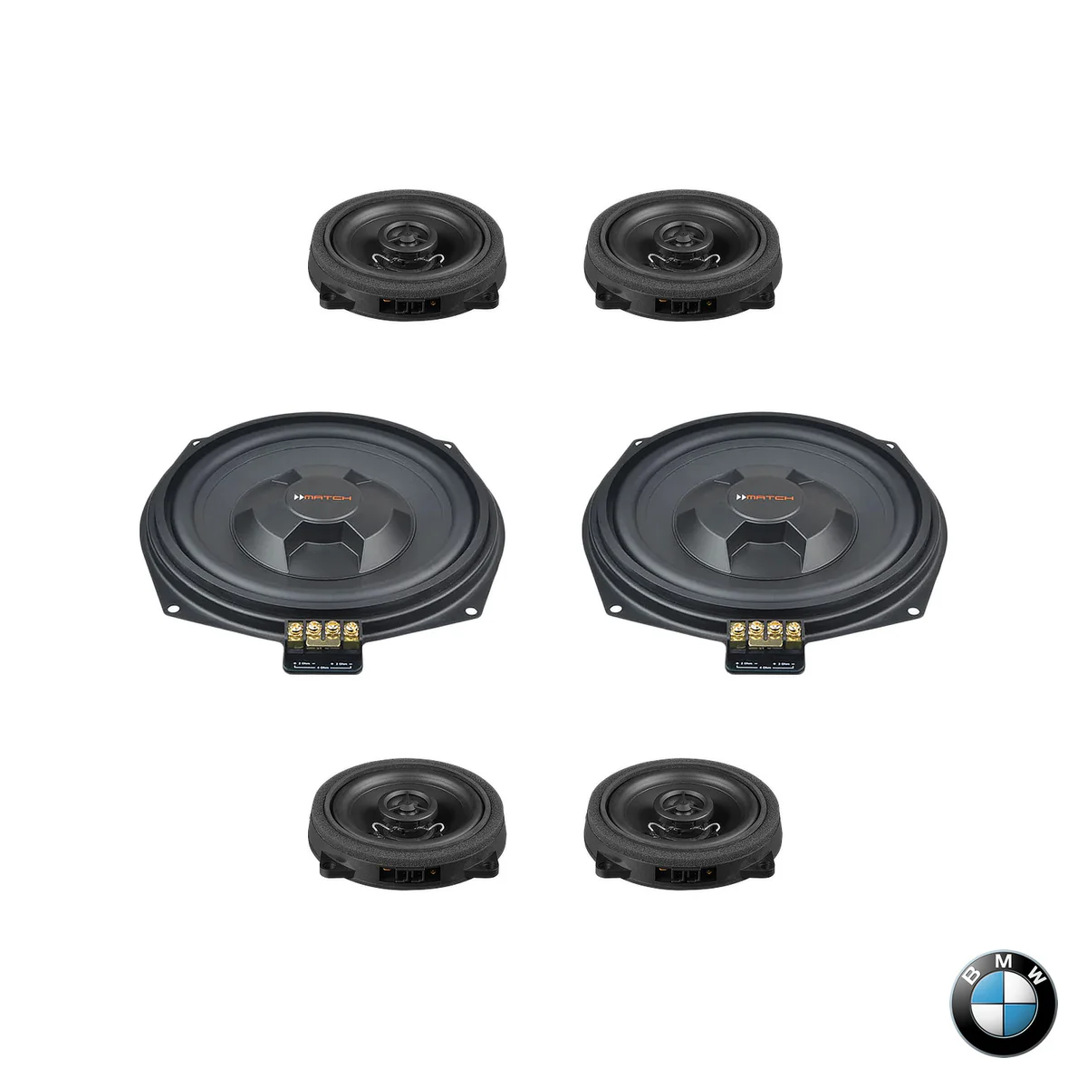 BMW Basic Sound F/G Gen - Speaker & Subwoofer Upgrade Package | MATCH UP PnP