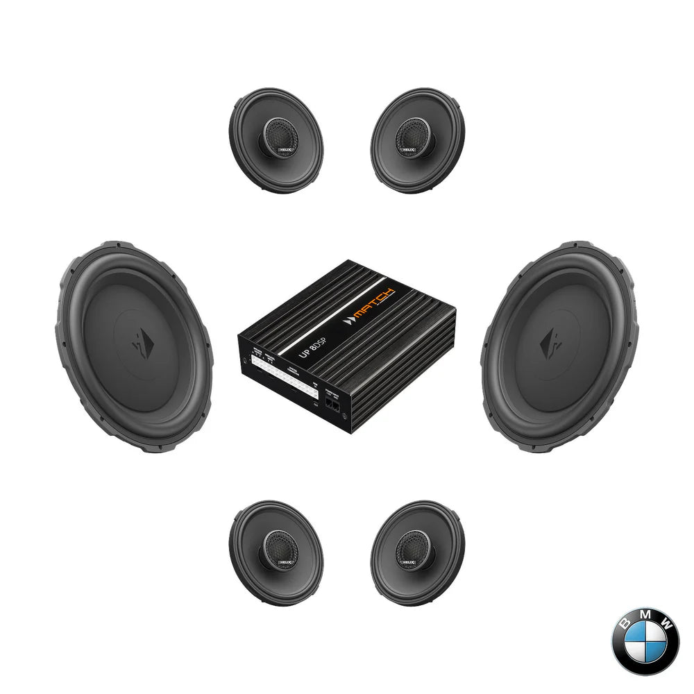 BMW Basic Sound RAM G Gen - Speaker & Subwoofer DSP Amplified Package | HELIX Ci3 / Ci5