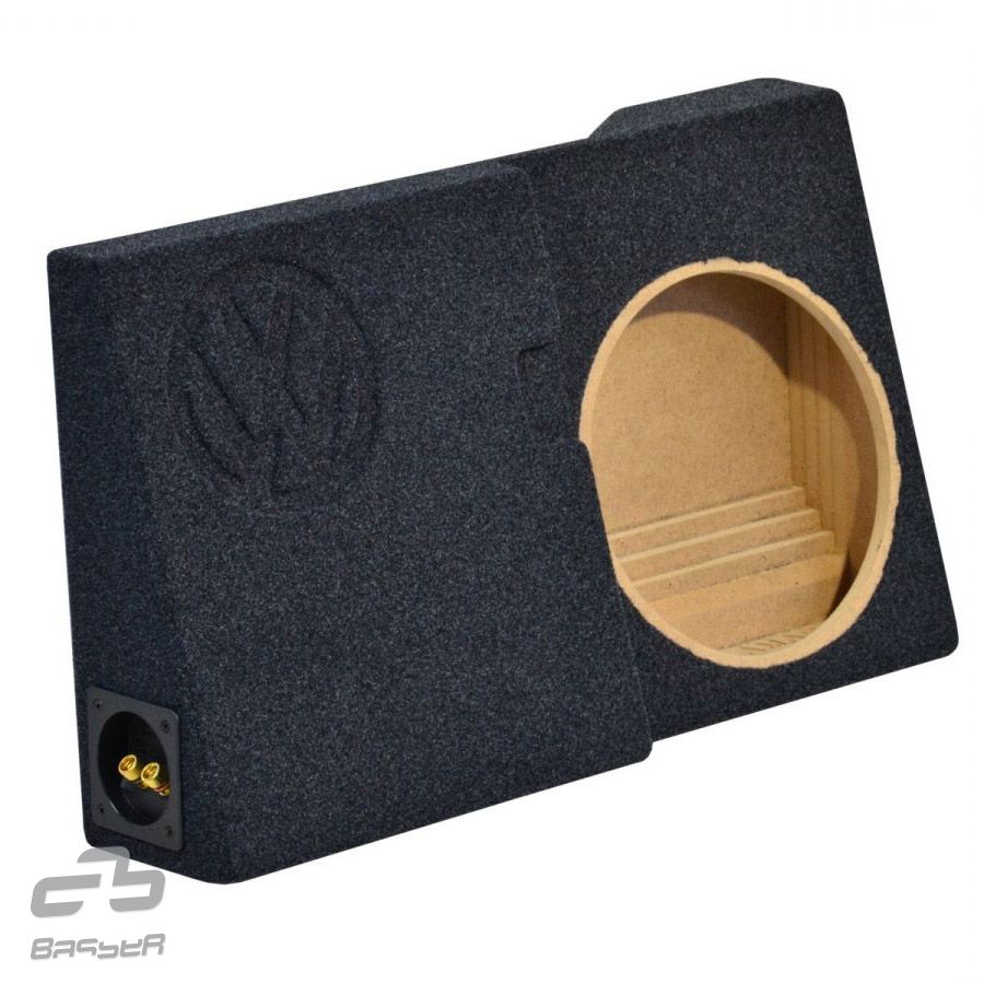 BASSER VW Amarok L - 10" Fit-Box Subwoofer Enclosure 12L Left Side by BASSER | MC Audio Sydney