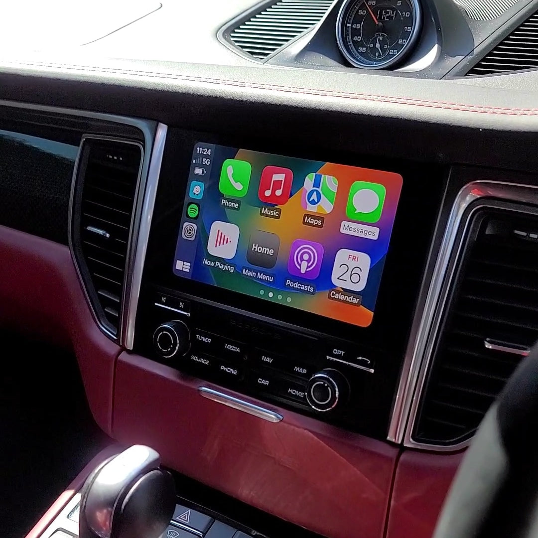 Porsche 2016–2018 PCM 4.0 Wireless Apple CarPlay & Android Auto MMI Integration Kit