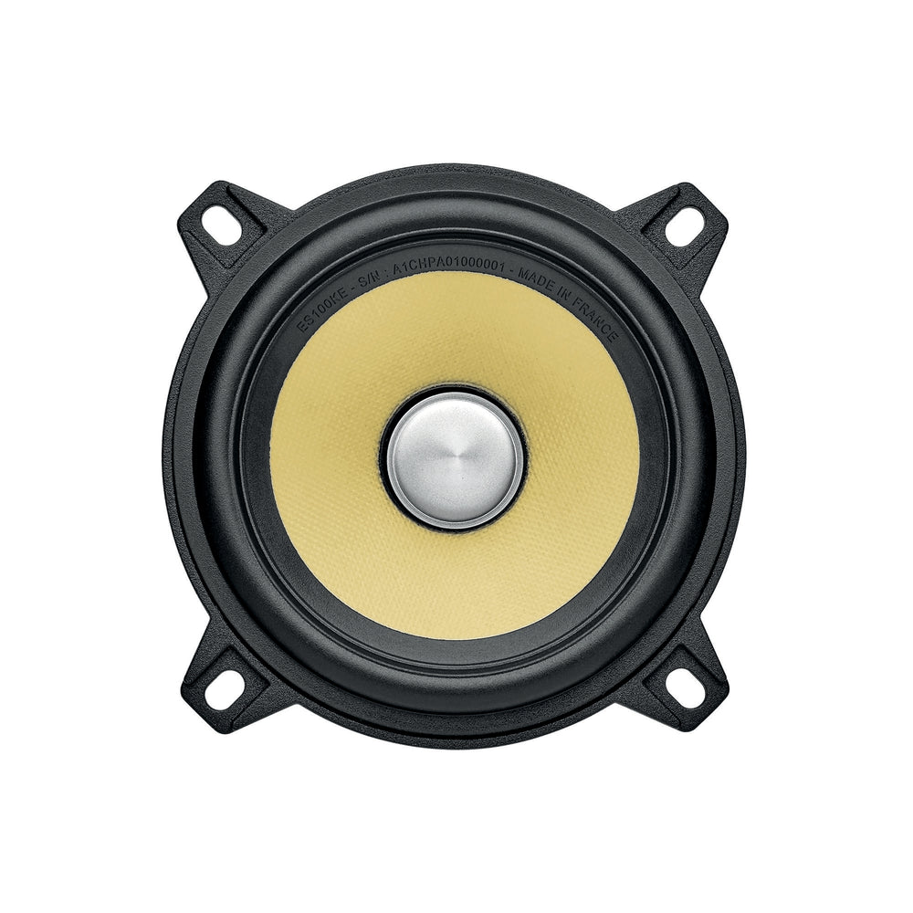 Focal ES 100 KE K2 Power midbass woofer close-up showing K2 cone technology – by MC Audio Sydney