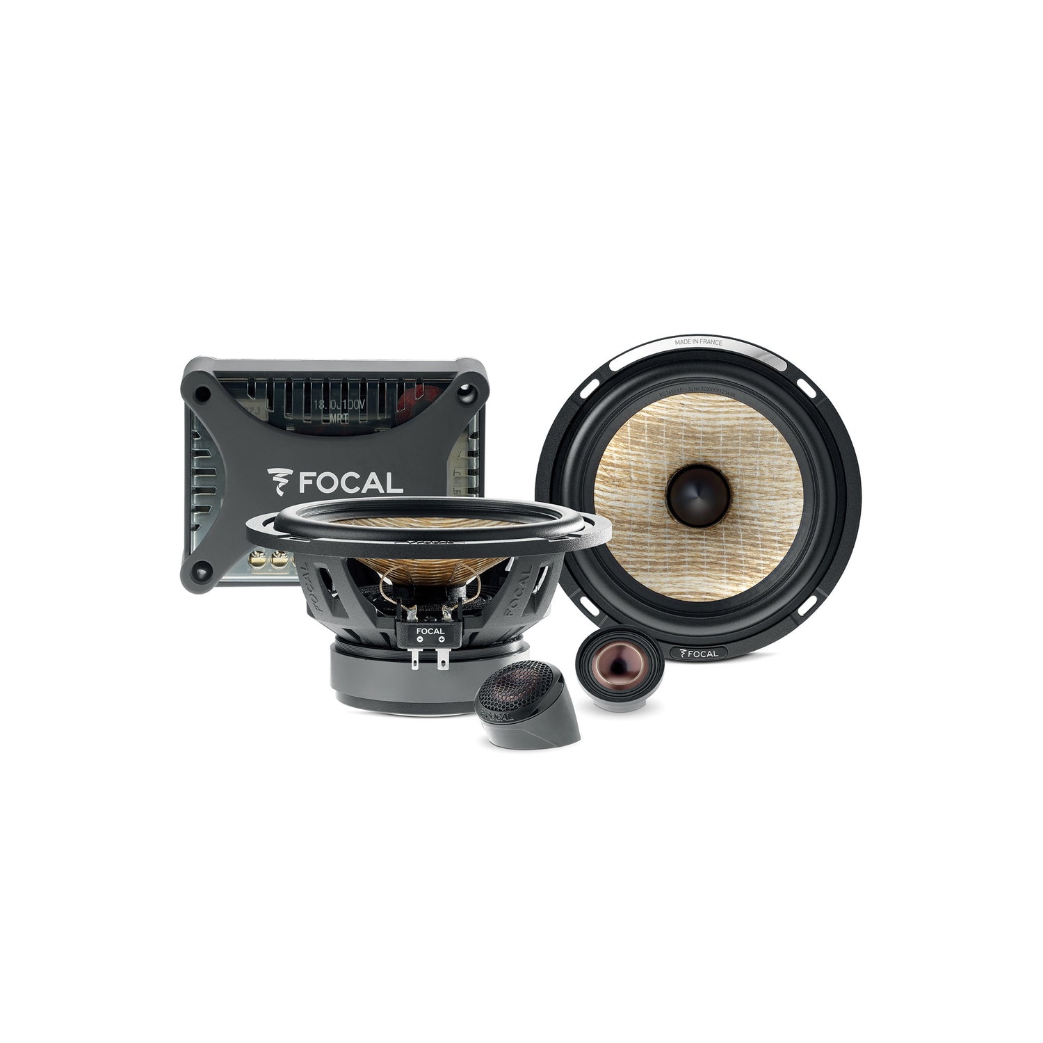Focal PS 165 FXE 6.5 inch Flax Evo 2-way component speaker system 4 ohm – by MC Audio Sydney