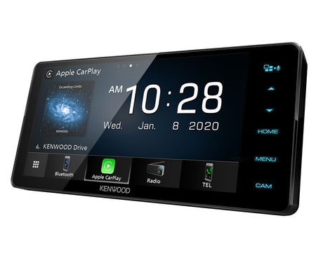 Kenwood DMX820WS 7” capacitive head unit with Apple CarPlay Android Auto and USB mirroring | 200mm design – by MC Audio Sydney