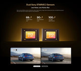 VIOFO A229 Ultra 2CH Dual Channel 4K Front + 4K Rear HDR Dashcam System with Dual Sony STARVIS 2 Sensors