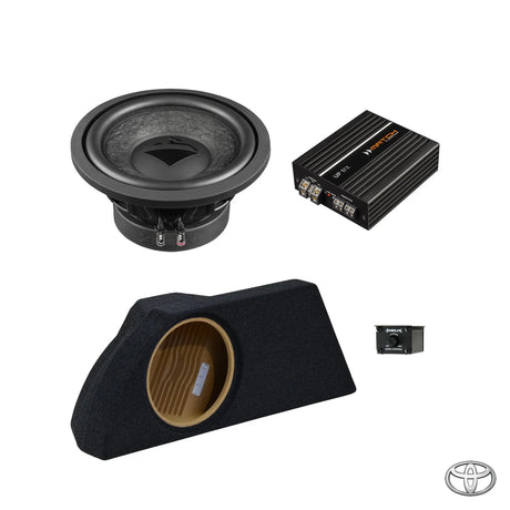 HELIX IK W10 left-side amplified subwoofer package for Toyota GT86 and GR86 – MC Audio Sydney