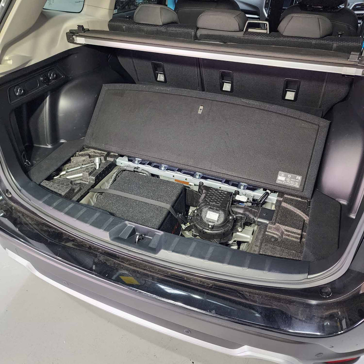 DSP amplified hidden subwoofer package for Subaru Forester Hybrid L S5 factory audio – MC Audio Sydney