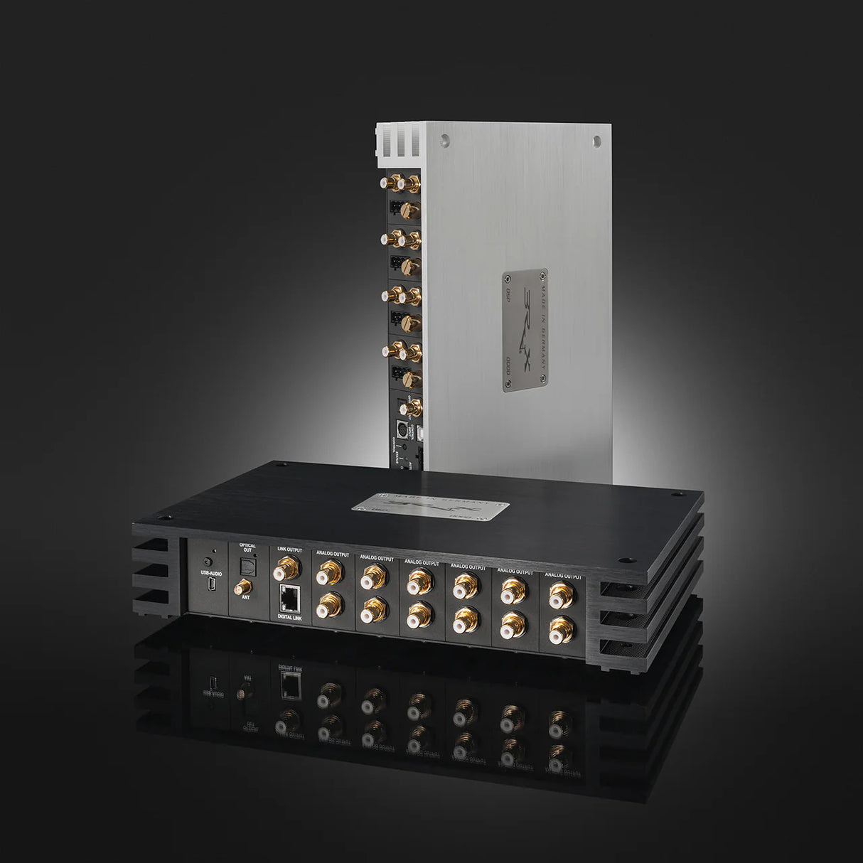 CNC-machined aluminium housing ensuring durability and efficient heat dissipation.