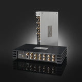 CNC-machined aluminium housing ensuring durability and efficient heat dissipation.