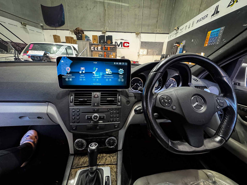 Apple CarPlay screen showing Spotify interface MC Audio Sydney