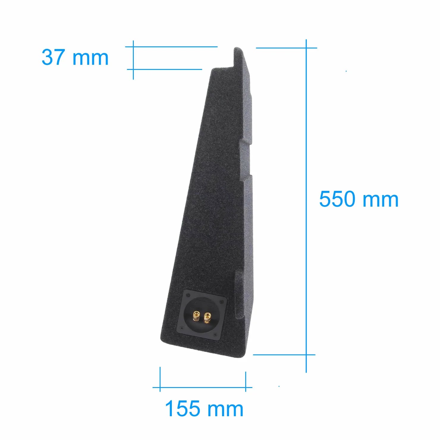 BASSER Hilux 10 inch subwoofer enclosure top view – MC Audio Sydney