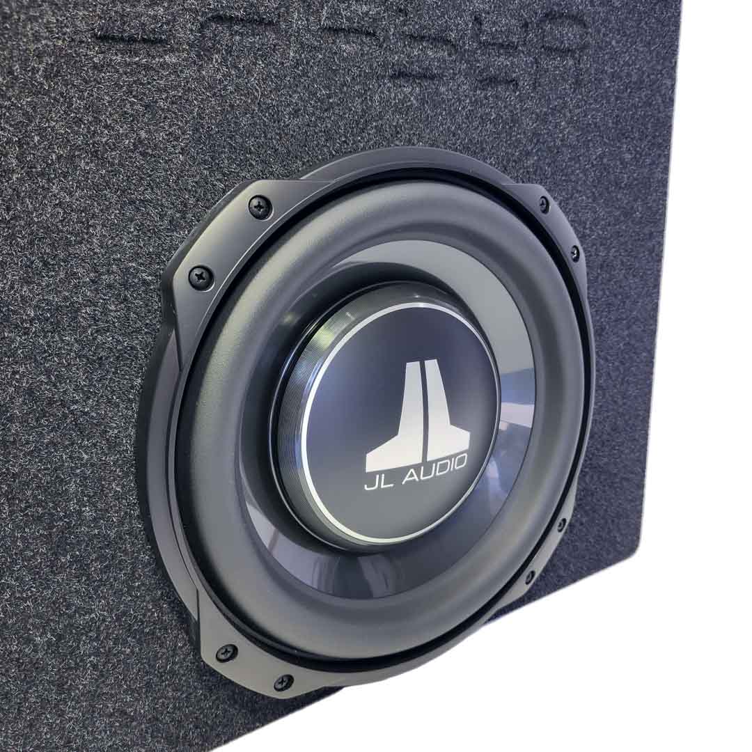 BASSER Hilux dual cab premium bass enclosure front profile – MC Audio Sydney