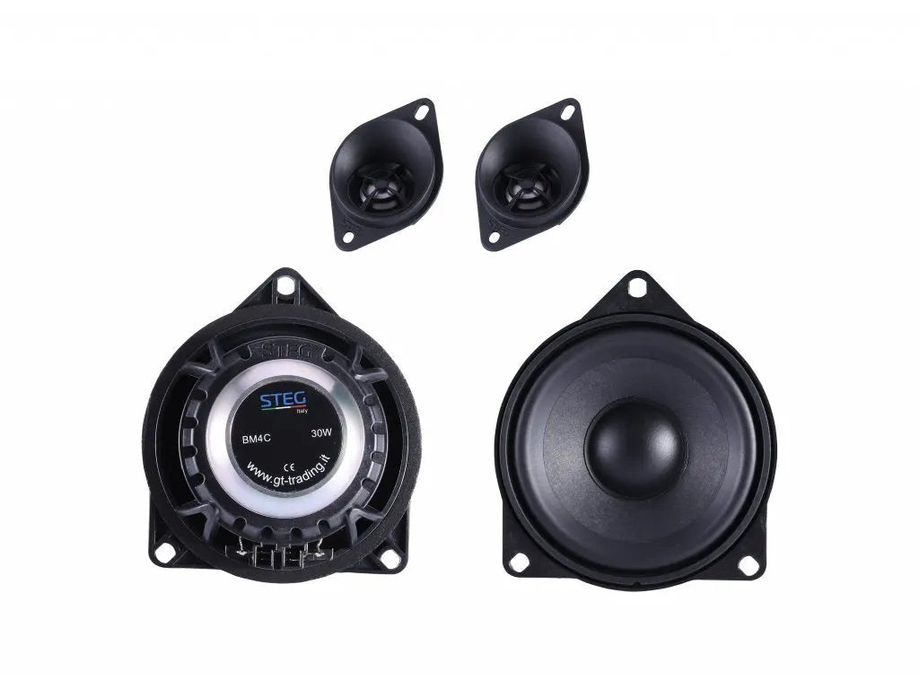 STEG BM4C - TWO-WAY 4" CAR AUDIO COMPONENT SPEAKER SET.