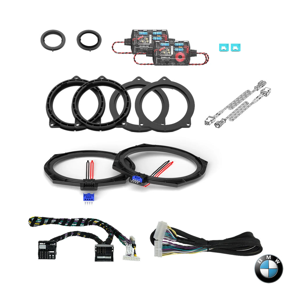 BMW Basic Sound F Gen - Speaker & Subwoofer DSP Amplified Package | HELIX Ci3 / Ci5 (tweeter pods required)