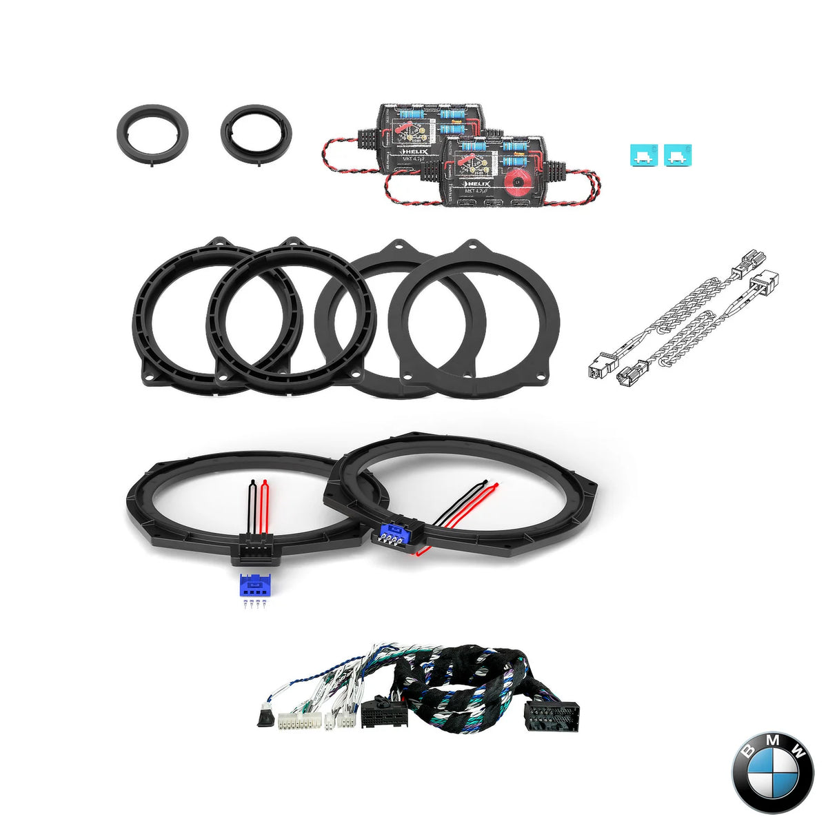 BMW Basic Sound RAM G Gen - Speaker & Subwoofer DSP Amplified Package | HELIX Ci3 / Ci5 (tweeter pods required)