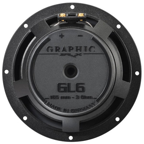 BRAX GRAPHIC GL6 MK2 6.5 inch high-end midbass woofers engineered for exceptional clarity and dynamic front stage performance.
