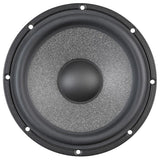 Precision crafted cone and surround design delivering accurate midbass response and low distortion.