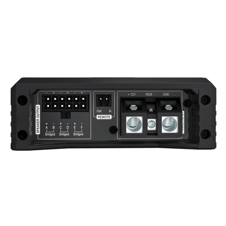 HELIX AMPLIFY 206 DSP bridge mode terminals and wiring detail – by MC Audio Sydney