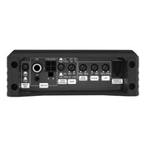 HELIX AMPLIFY 201 X-Over 24V control panel and crossover adjustment detail – by MC Audio Sydney