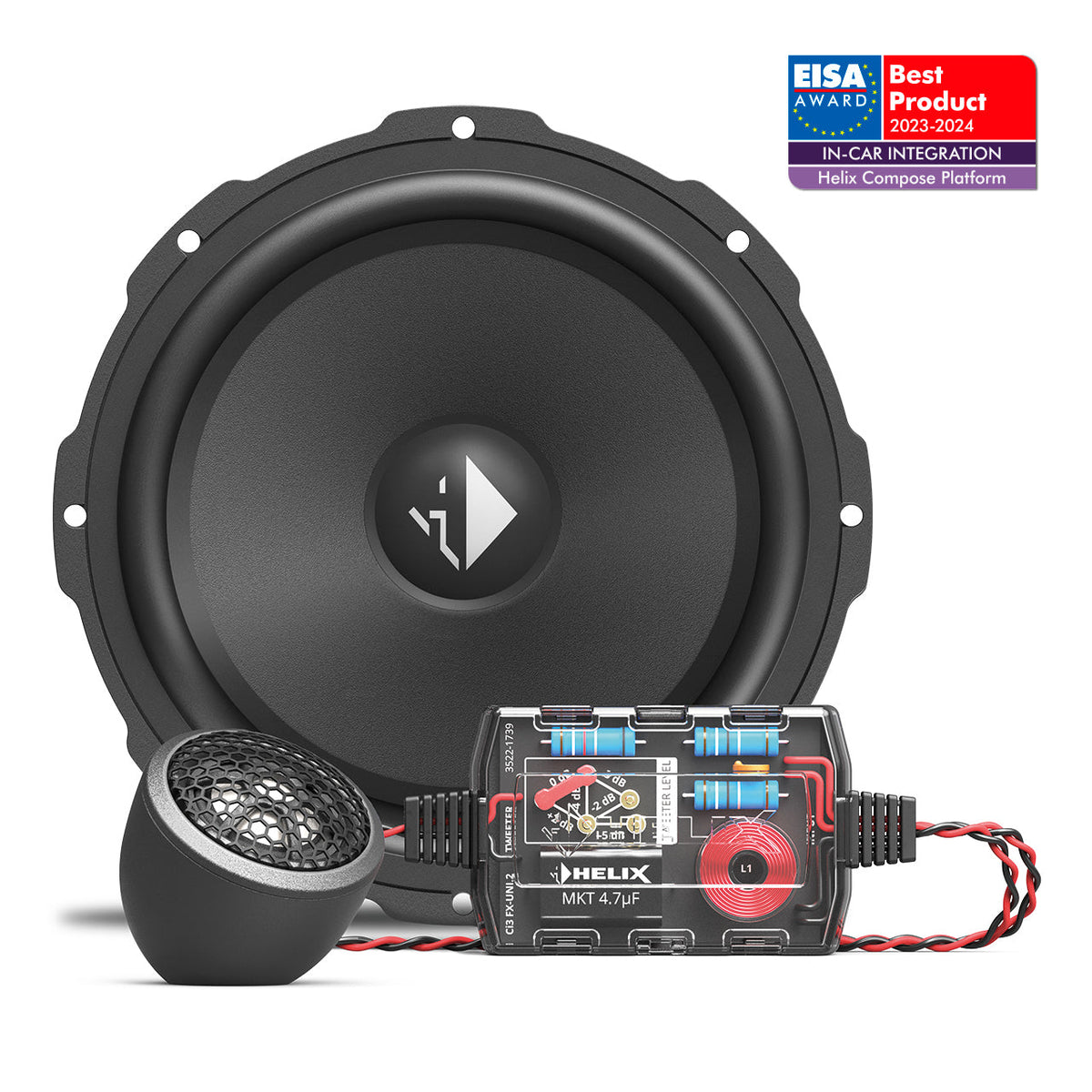 HELIX Ci3 K165.2FM-S2 - 6.5" 2-Way Component Speaker Set, FlexMount | 2Ω by HELIX | MC Audio Sydney