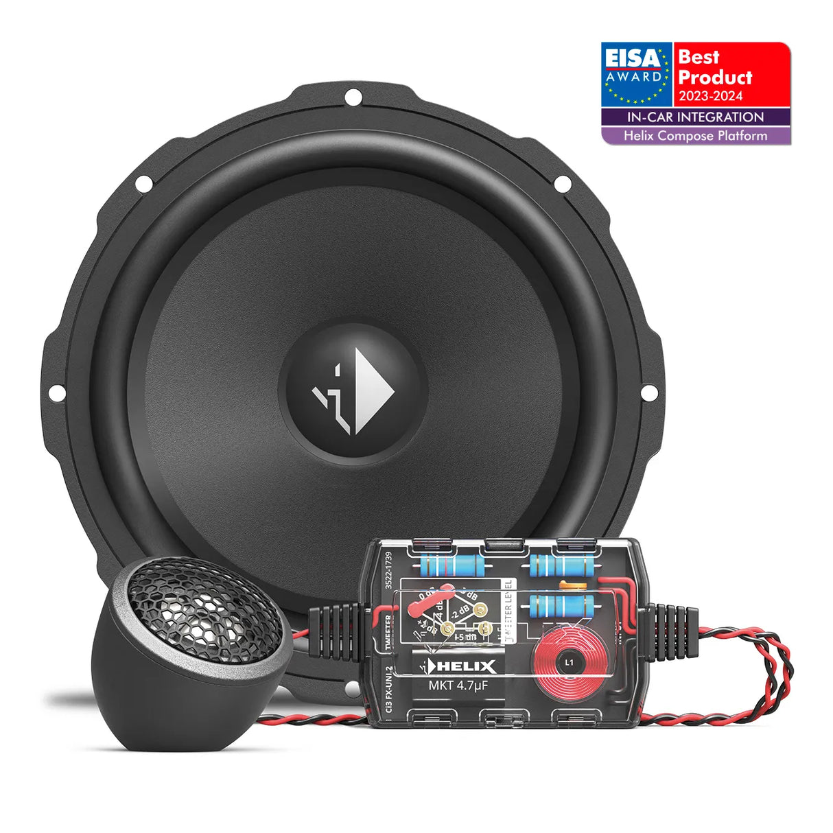 HELIX Ci3 K165.2FM-S2 - 6.5" 2-Way Component Speaker Set, FlexMount | 3Ω