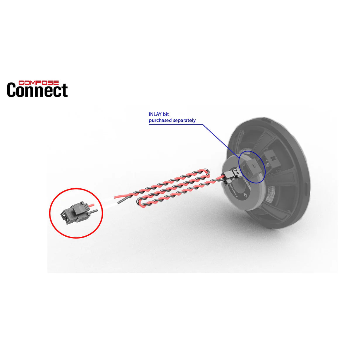 HELIX CWK FX.M-550CC 55cm speaker wire kit detail for FlexMount midrange connection – MC Audio Sydney