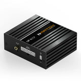 MATCH UP 4DSP 4 channel plug and play amplifier with 5 channel DSP front view – by MC Audio Sydney
