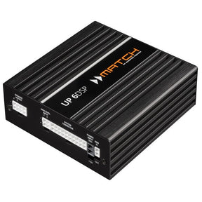 MATCH UP 6DSP 6 channel plug and play amplifier with 7 channel DSP front view – by MC Audio Sydney