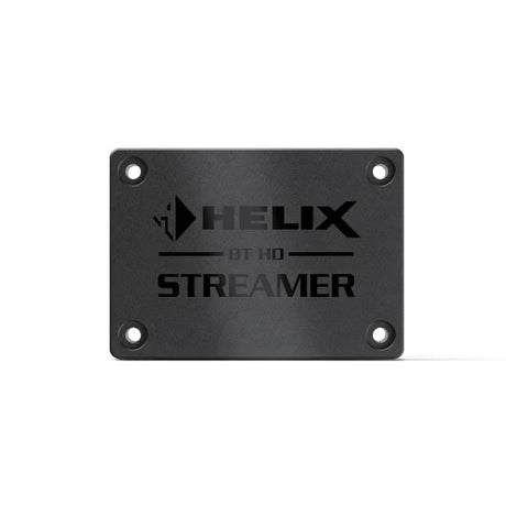 HELIX BT HD Streamer front view showing compact multifunctional audio streaming design – by MC Audio Sydney