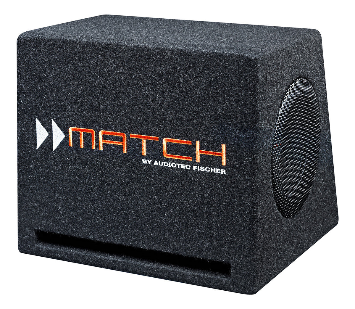 MATCH PP 7E-D dual 6.5 inch vented subwoofer box 200W RMS quad 2 ohm – by MC Audio Sydney
