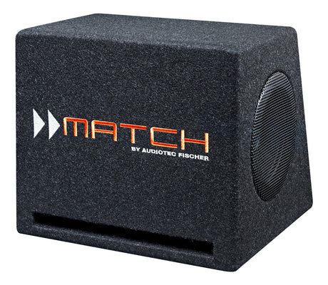 MATCH PP 7E-D dual 6.5 inch vented subwoofer box 200W RMS quad 2 ohm – by MC Audio Sydney