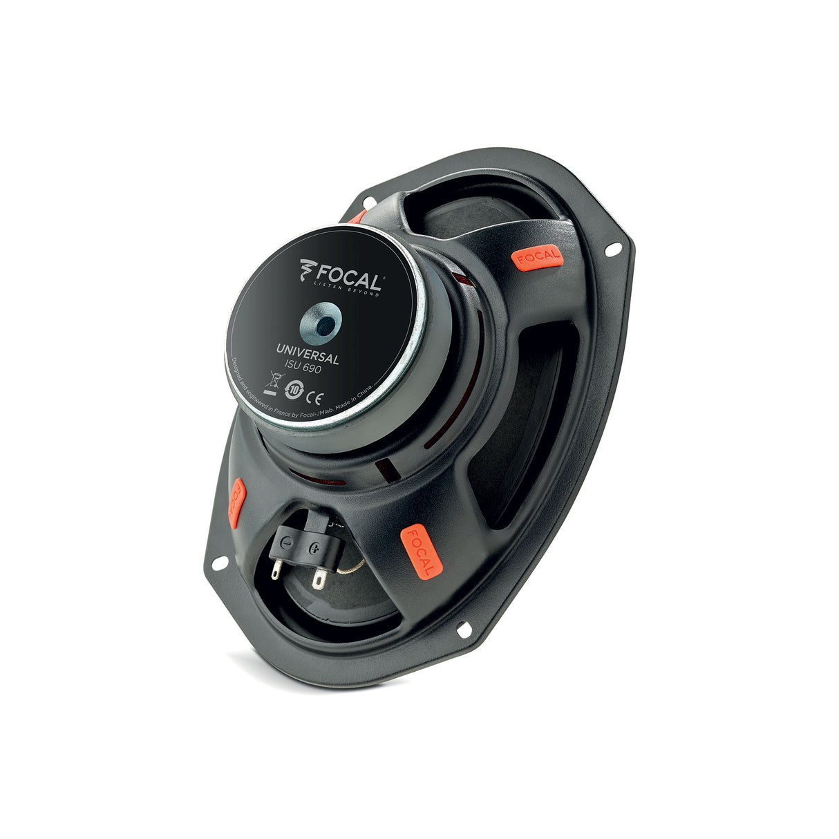 Precision inverted dome tweeter with dedicated crossover for smooth and controlled high frequencies.