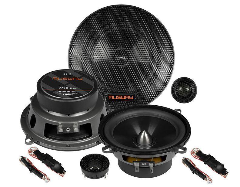 Musway ME-5.2C 5.25” 2-way component speaker system – plug and play car audio upgrade by MC Audio Sydney