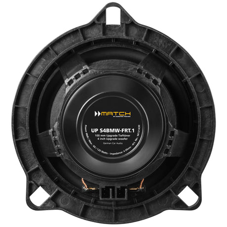MATCH UP C42BMW-FRT.1 full component speaker layout 4 inch PnP kit for BMW MINI – MC Audio Sydney