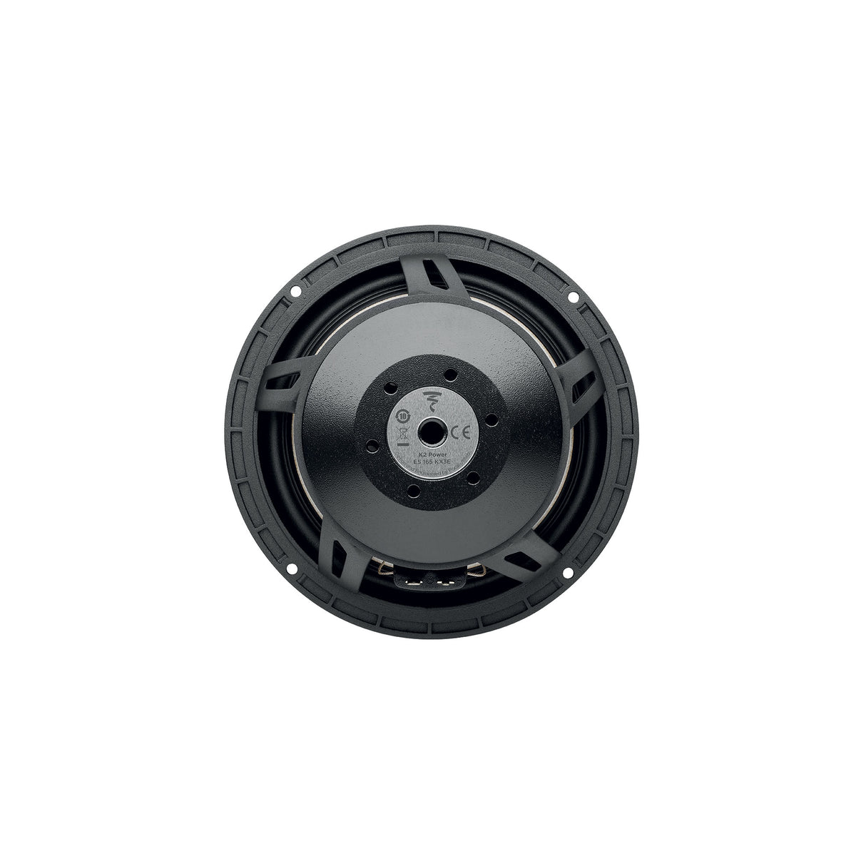Focal ES 165 KX3E complete 3-way component layout with woofer midrange tweeter and crossover – by MC Audio Sydney