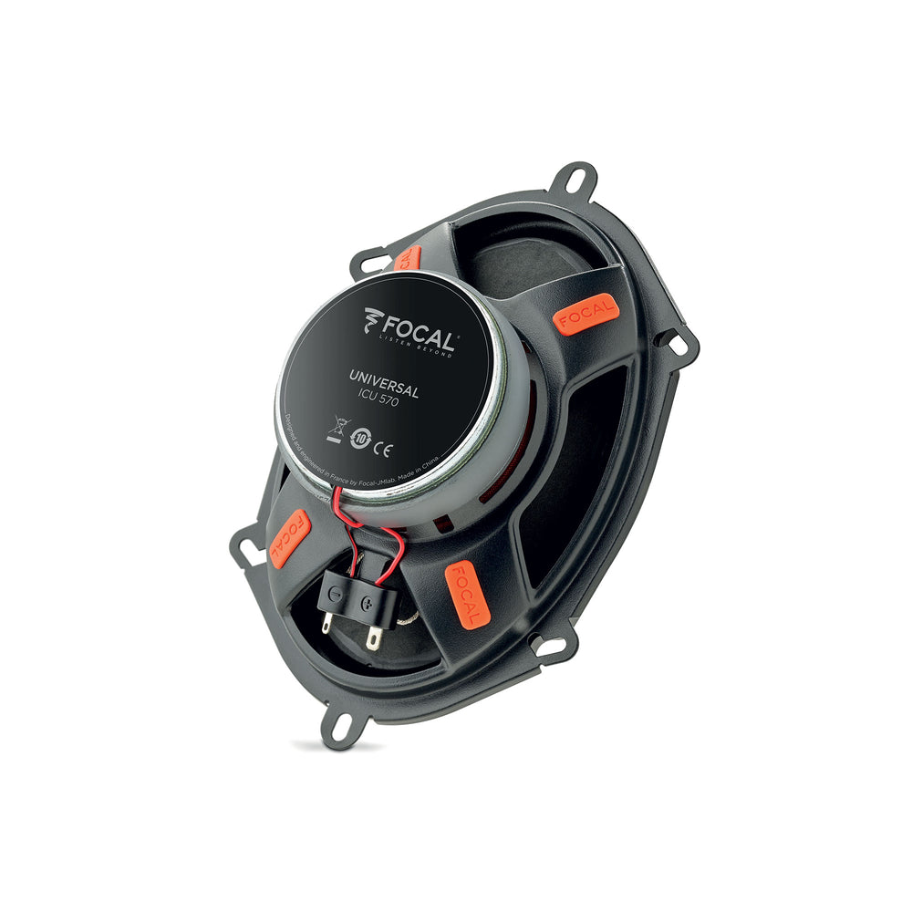 Focal ICU 570 5x7 coaxial speaker pair layout for vehicle audio upgrades – by MC Audio Sydney