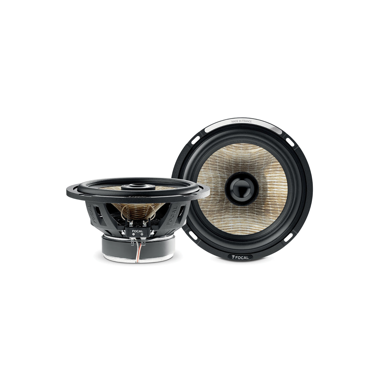 Focal PC 165 FE coaxial speaker pair layout for car audio upgrades – by MC Audio Sydney