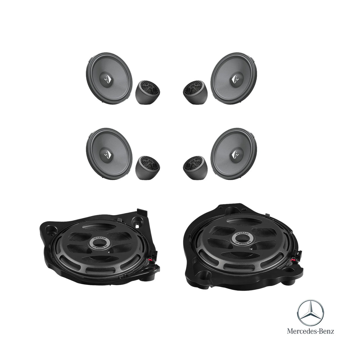 HELIX Ci3 speaker and subwoofer upgrade package for Mercedes GLC X253 Burmester audio system – MC Audio Sydney