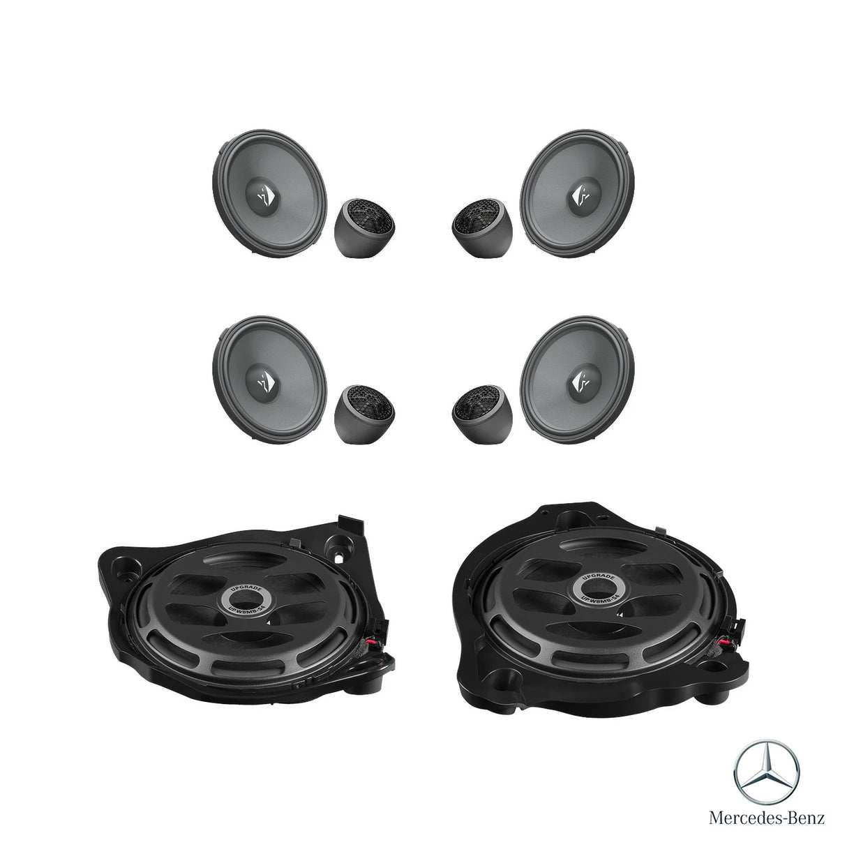 HELIX Ci3 speaker and subwoofer upgrade package for Mercedes GLC X253 Burmester audio system – MC Audio Sydney
