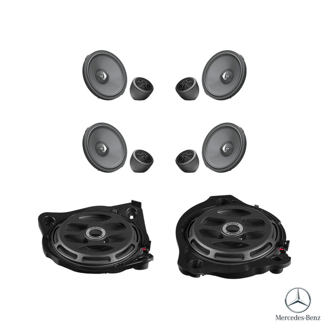 HELIX Ci3 speaker and subwoofer upgrade package for Mercedes GLC X253 Burmester audio system – MC Audio Sydney
