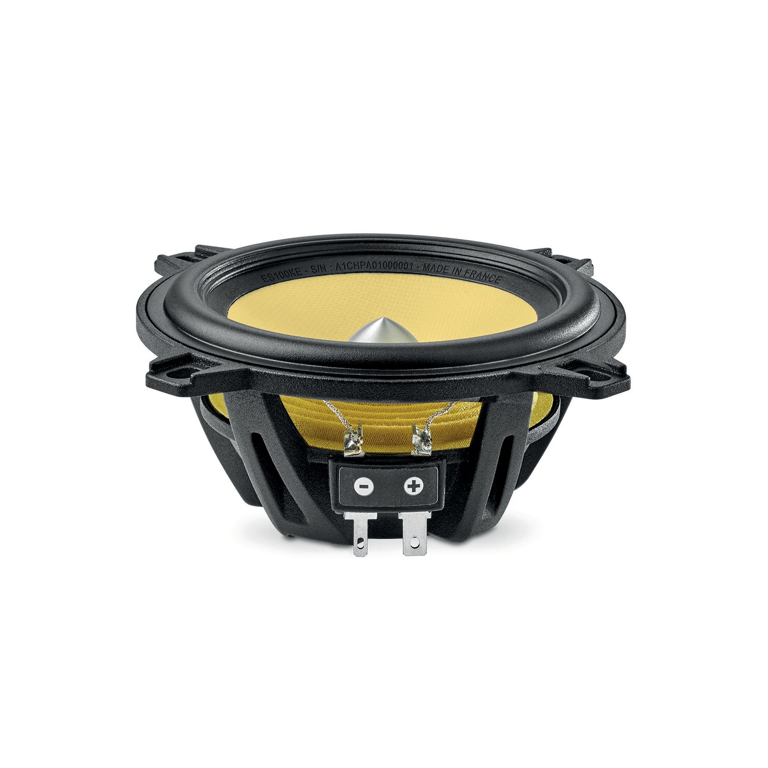 Focal ES 100 KE complete component layout with woofer tweeter and crossover – by MC Audio Sydney
