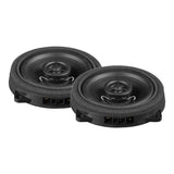 MATCH UP X4BMW-FRT.2 full 4” plug and play 2-way coaxial speaker set for BMW & MINI Type 2 – installed by MC Audio Sydney