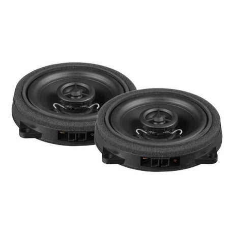 MATCH UP X4BMW-FRT.2 full 4” plug and play 2-way coaxial speaker set for BMW & MINI Type 2 – installed by MC Audio Sydney