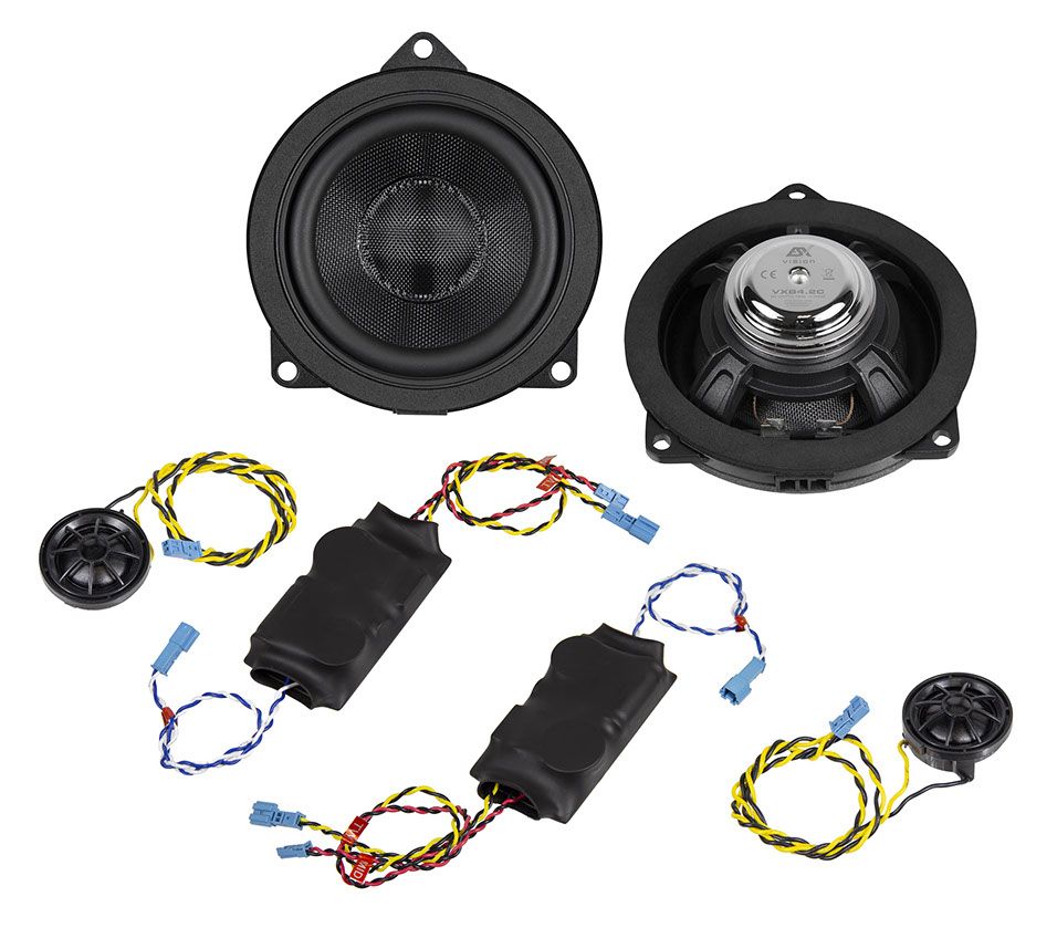 ESX VXB4.2C full 4” 2-way component speaker system for BMW & MINI – installed by MC Audio Sydney