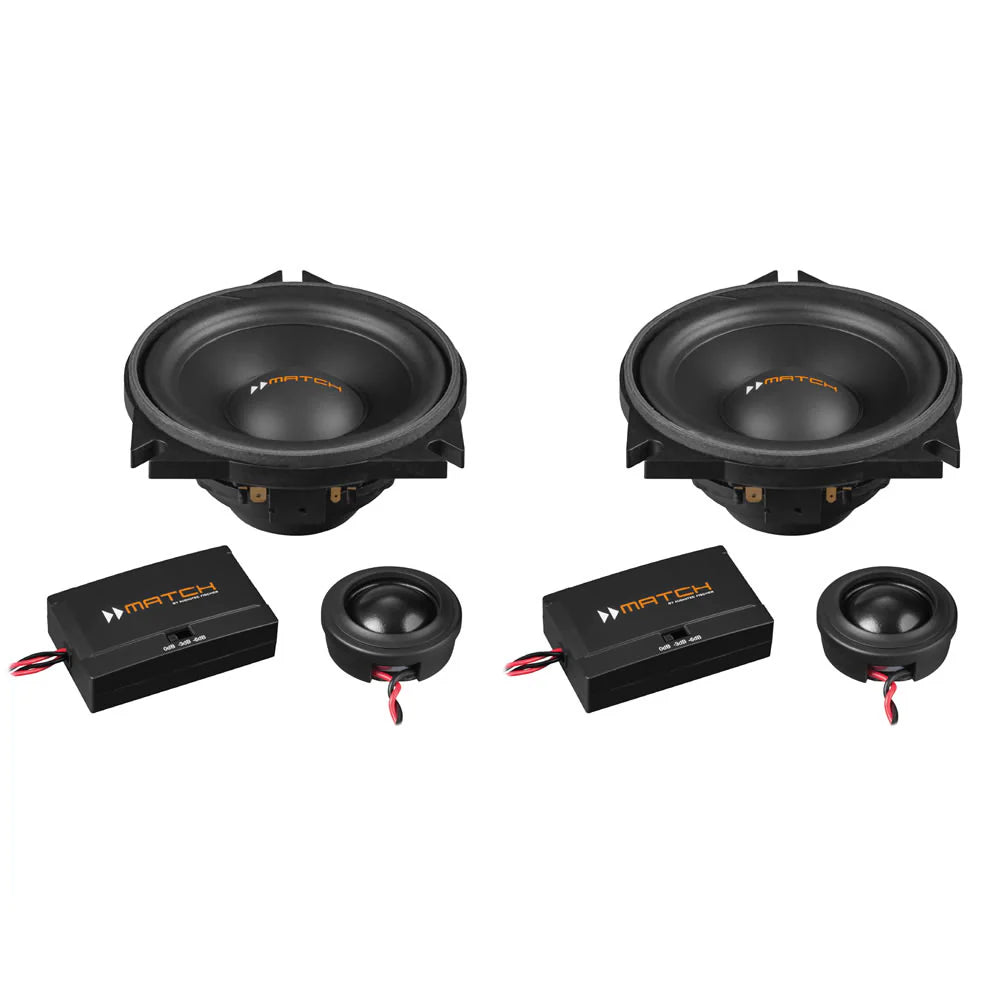 MATCH UP C42BMW-FRT.3 full 4” 2-way plug and play component speaker set for BMW & MINI Type 3 – installed by MC Audio Sydney