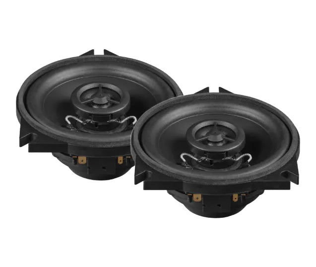 MATCH UP X4BMW-FRT.3 full 4” plug and play 2-way coaxial speaker set for BMW & MINI Type 3 – installed by MC Audio Sydney