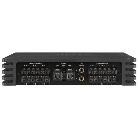 HELIX V TWELVE DSP MK2 amplifier connections – 12-channel Class-D amplifier with 14-channel DSP by MC Audio Sydney