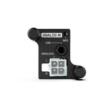 Extension Card 2.0 Analog In connector layout and mounting detail for HELIX MATCH DSP devices – by MC Audio Sydney