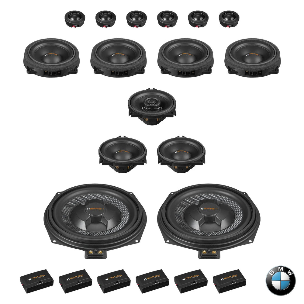 BMW Harman Kardon S0688 F Gen MATCH UP PnP speaker and subwoofer audio upgrade package – MC Audio Sydney