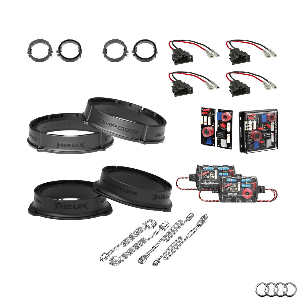 Audi A1 GB HELIX Ci3 Ci5 speaker upgrade for factory sound system – MC Audio Sydney