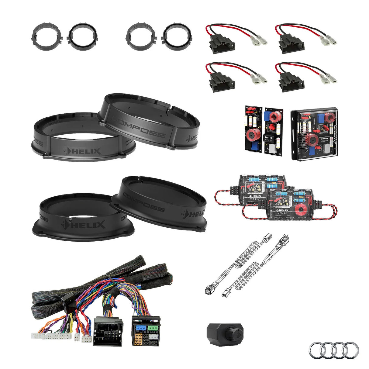 Audi A3 8Y AudiSound HELIX Ci3 Ci5 active speaker subwoofer and DSP amplifier upgrade package – MC Audio Sydney